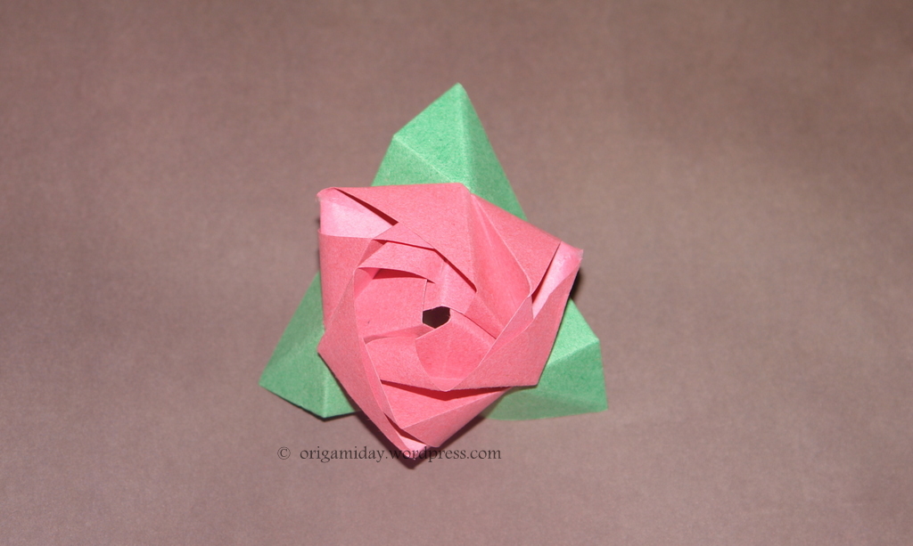 How To Make Origami Rose. stein Origami+rose+cube