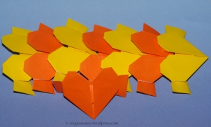 Origami Wreath Units